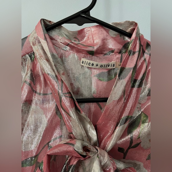 Alice + Olivia Metallic Top - Picture 4 of 6